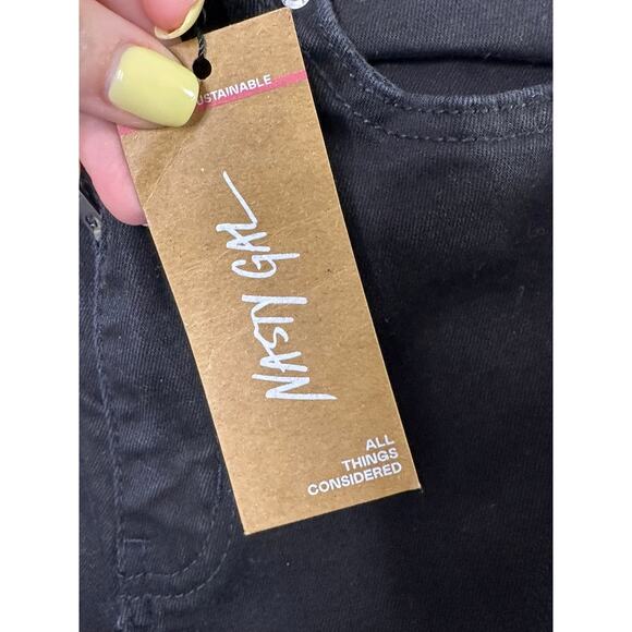 Nasty Gal Black COLT Skinny Jeans Women's Size 0 New - Picture 6 of 7
